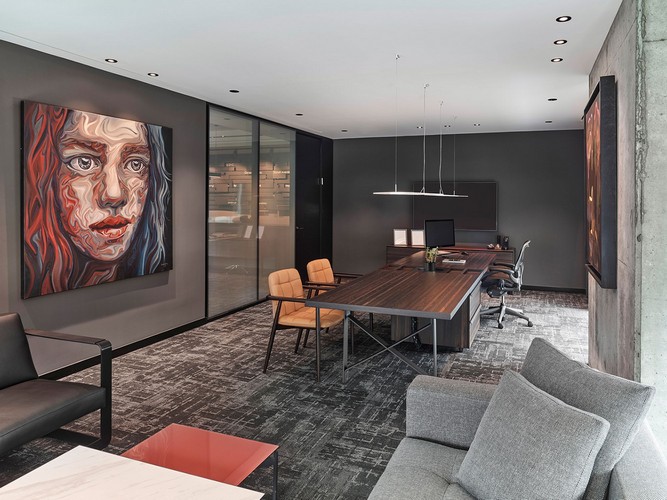 оформление стен офиса 8